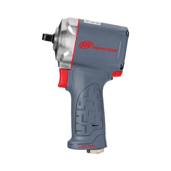 Ingersoll Rand 36QMAX 1/2" Air Impact Wrench – Ultra-Compact, Lightweight Pneumatic Tool with 650 ft-lbs Torque, Quiet Technology & 3-Mode Power Control – Gray
