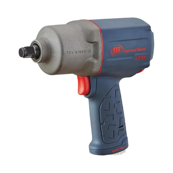 Ingersoll Rand 2235QTiMAX 1/2-Inch Air Impact Wrench – Quiet Technology, 1,300 ft-lbs Torque, Lightweight & Durable with Titanium Housing