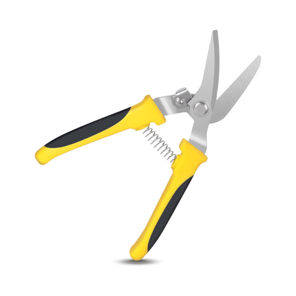 Tin Snips for Cutting Metal Sheet, Upgrade Heavy Duty Aviation Tin Snips with Sharp Stainless Steel Blade Professional 8-Inch Straight Cut Metal Shears for Sheet Metal, Aluminum, Cardboard & Cable