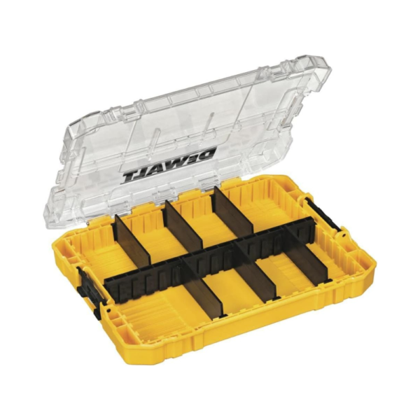 DEWALT Tool Box, Tough Case Organizer, Medium, 8-Compartments Small Tools & Accessories Storage (DWAN2190)