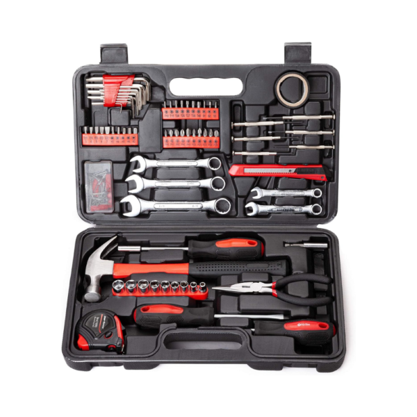 CARTMAN 148-Piece Automotive & Household Tool Set DIY Hand Tools Kit for Car Maintenance & Home Repairs with Storage Case