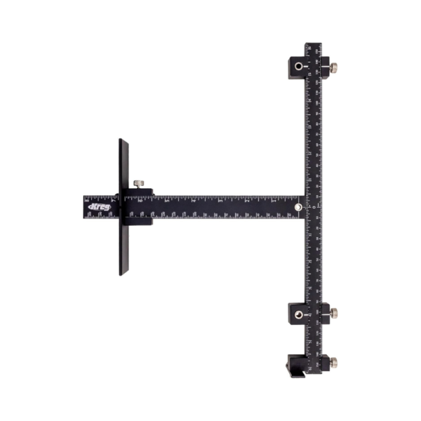 Kreg KHI-XLPULL Cabinet Hardware Jig Pro Adjustable Drill Guide for Knobs & Pulls Up to 12", Reversible Design, All-Aluminum Construction