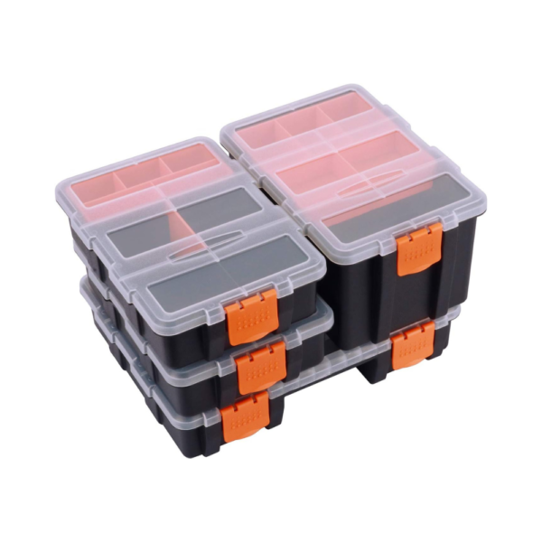 Makitoyo MP009 4-Piece Hardware & Parts Organizers  Versatile and Durable Storage Toolboxes