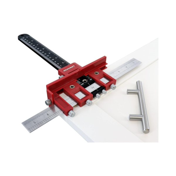 Milescraft 7300 Cabinet Kit Ultimate Cabinet Hardware Jig Set for Handles, Hinges, Drawer Slides & Shelf Pins Includes Euro Concealed Hinge Jig, Drawer Installation Jig, and More