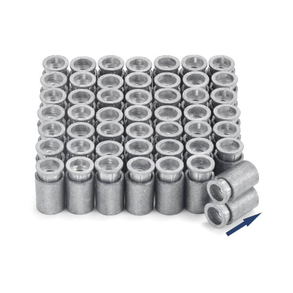 Hicarer 1/4-20 Concrete Anchors – 50 Pcs Hurricane Shutter Wall Anchor Bolts – Heavy Duty Expansion Anchors for Masonry, Shutter Hardware, Machine Screw Bolts (Anchors Only)