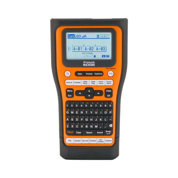 Brother PT-E560BTVP P-Touch Edge Industrial Label Printer Bluetooth, Dual Auto-Cutter, USB-C, for 3.5mm to 24mm Laminated Labels & Heat Shrink Tubes